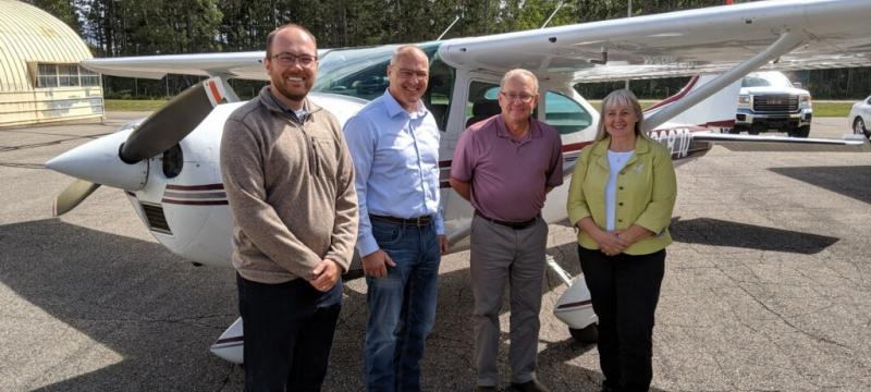 Congressman Stauber at Bemidji Regional Airport