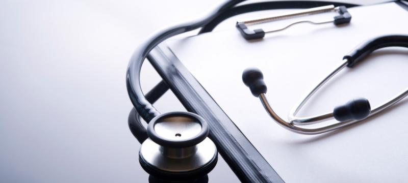 stethoscope on a clipboard